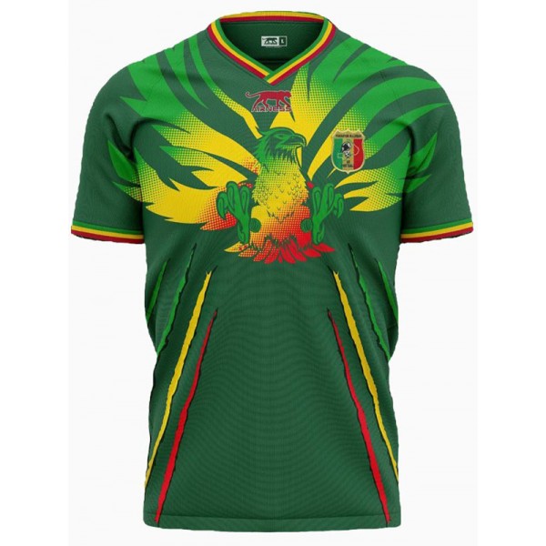 Mali 2024 Africa cup away jersey green soccer uniform men's second sports football kit top shirt